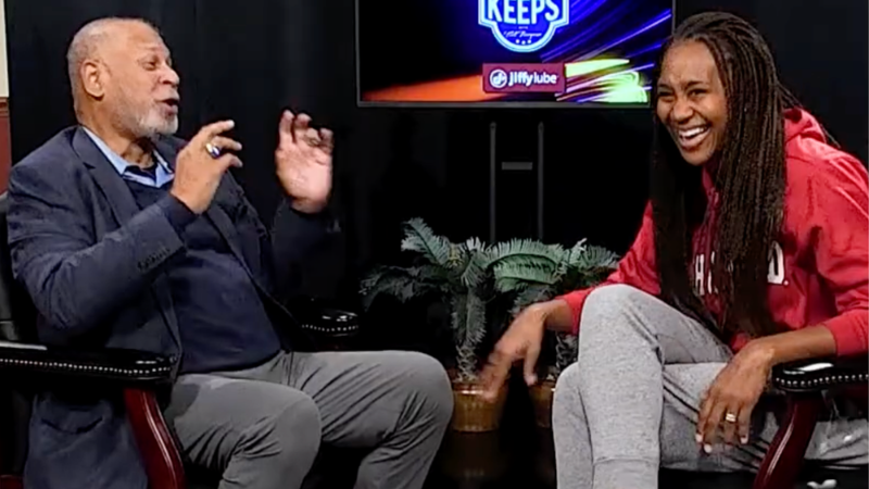 Tamika Catchings & Milton O Thompson